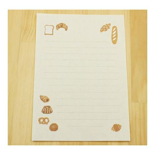Furukawashiko Stamp Letter Set - Bread