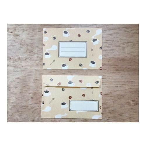 Furukawashiko Stamp Letter Set - Coffee