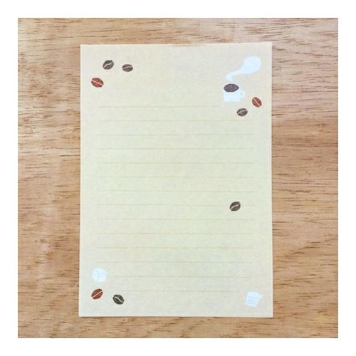 Furukawashiko Stamp Letter Set - Coffee