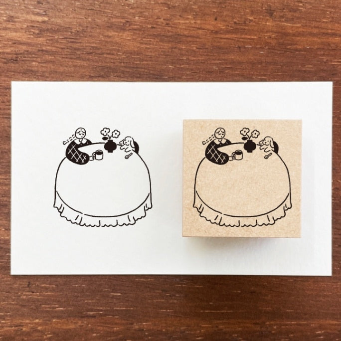 Stamp Marché Marle Frame Stamp S - Tea Party