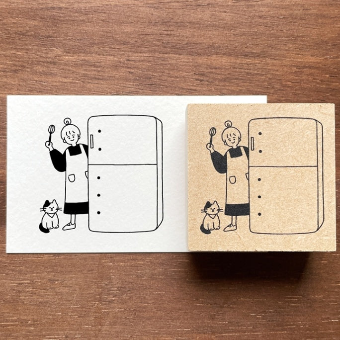 Stamp Marché x Peppoko Stamp - Refrigerator