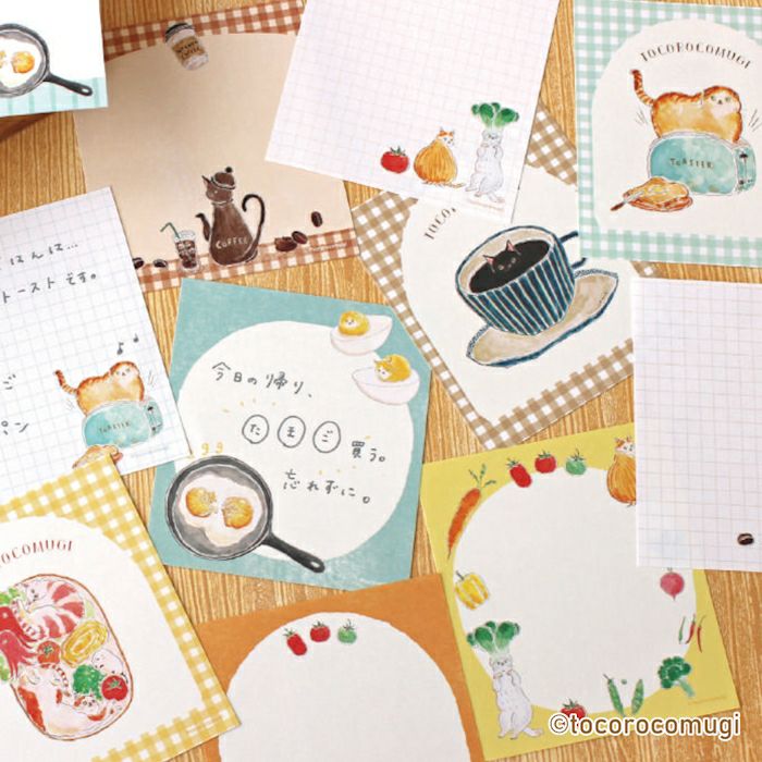 Furukawashiko Tocorocomugi Memo Pad - Picnic