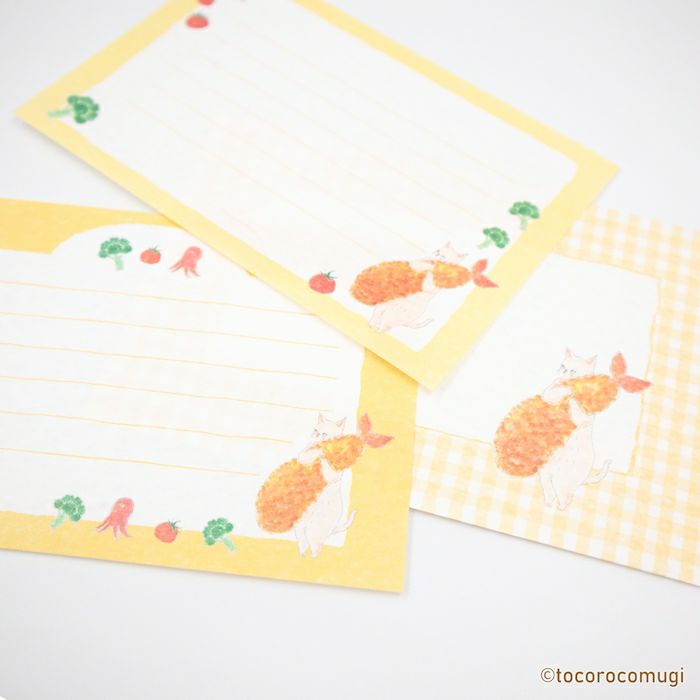 Furukawashiko Tocorocomugi Mini Letter Set - Picnic