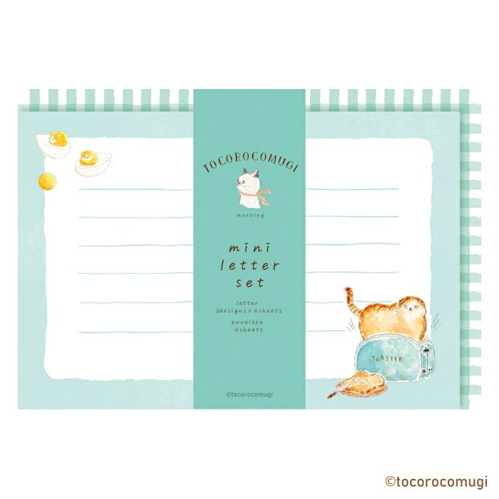 Furukawashiko Tocorocomugi Mini Letter Set - Morning
