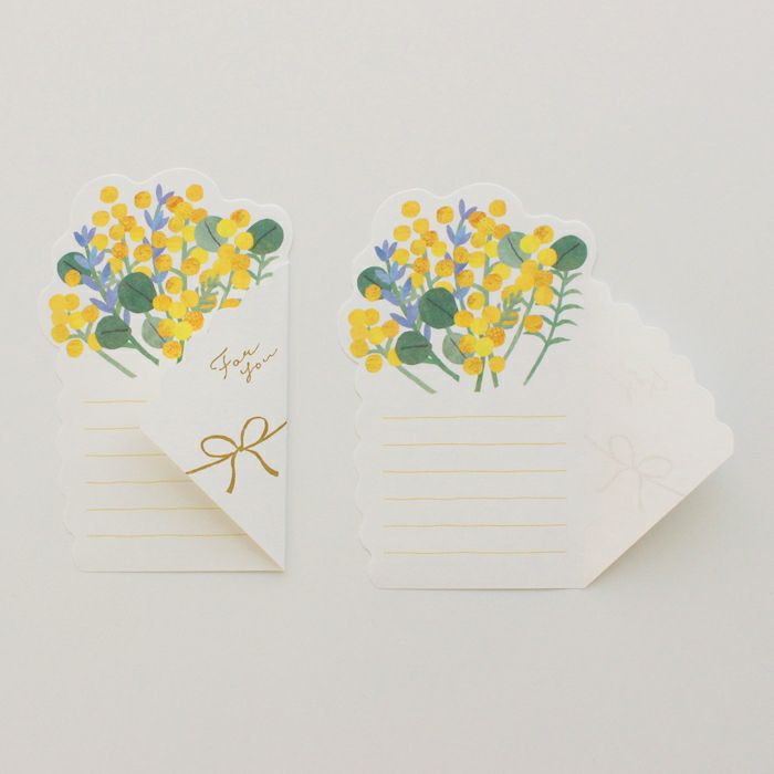 Furukawashiko Bouquet Letter - Mimosa Bouquet