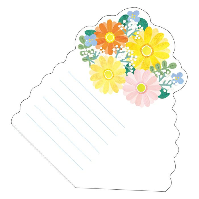Furukawashiko Bouquet Letter - Gerbera Bouquet