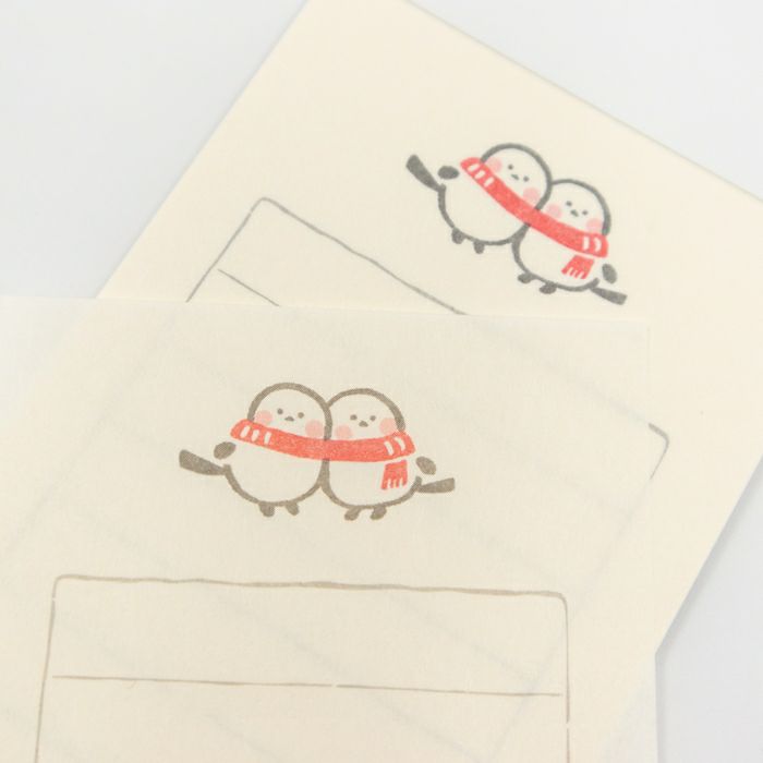 Furukawashiko Mini Letter Set - Good Bird Friends