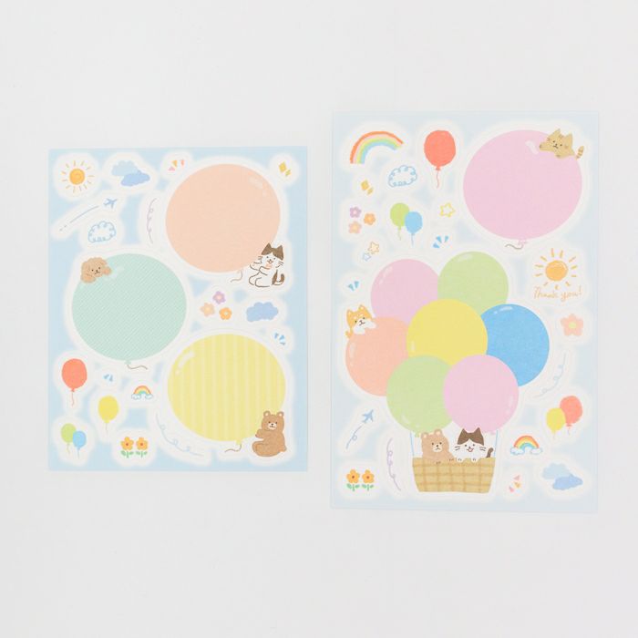 Furukawashiko Message Sticker Sheet - Balloon