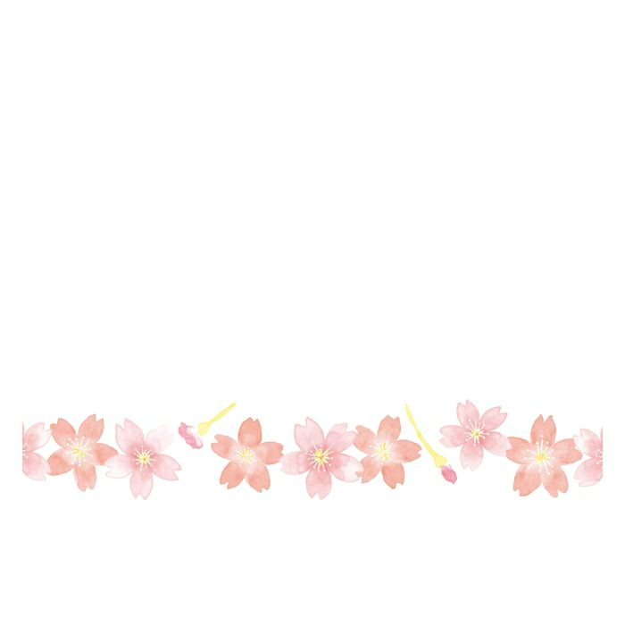 Furukawashiko Mini Horizontal Letter Set - Pink Sakura