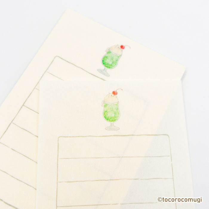 Furukawashiko Tocorocomugi Mini Letter Set - Coffee Shop