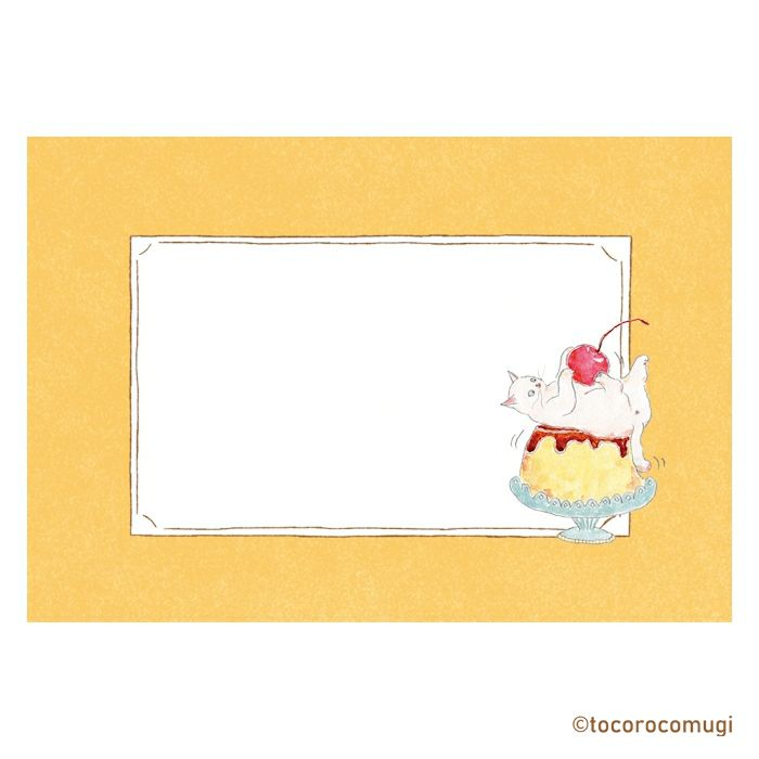 Furukawashiko Tocorocomugi Mini Horizontal Letter Set - Sweets