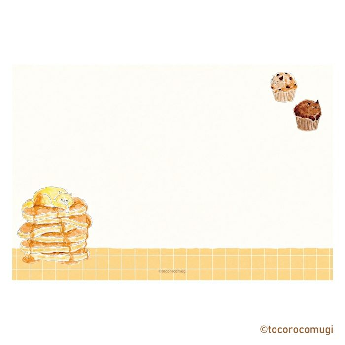 Furukawashiko Tocorocomugi Mini Horizontal Letter Set - Sweets