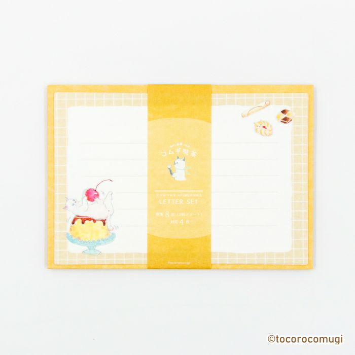 Furukawashiko Tocorocomugi Mini Horizontal Letter Set - Sweets