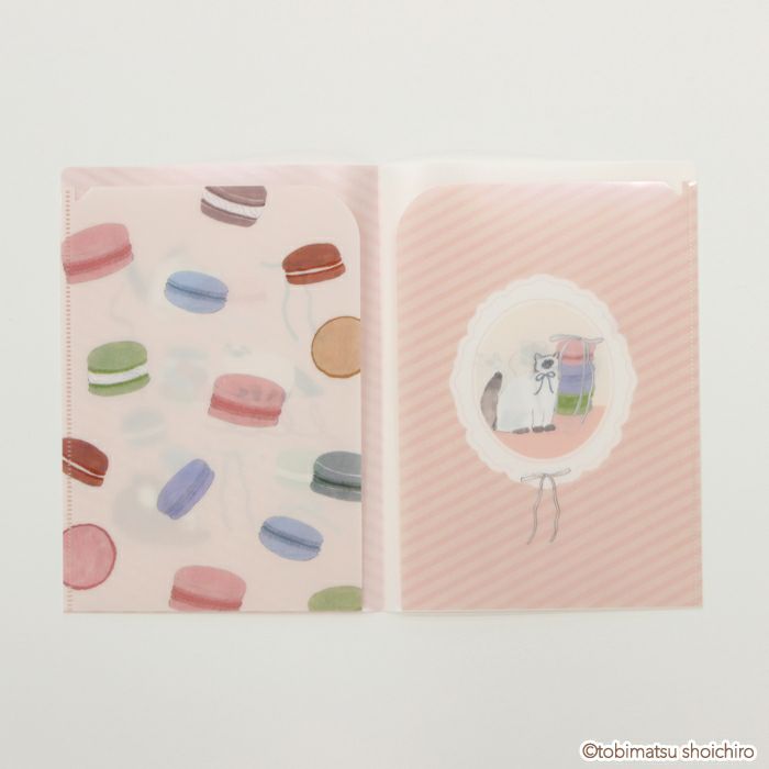 Furukawashiko A5 Clear File - Macaron