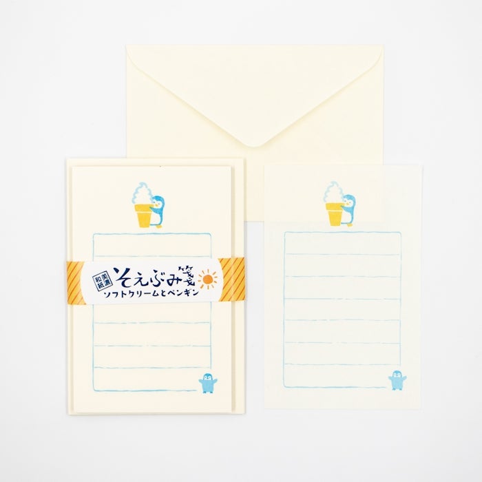 Furukawashiko Mini Letter Set - Soft Serve and Penguin