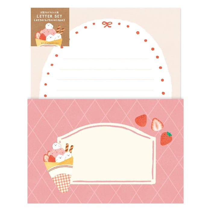 Furukawashiko Letter Set - Sweets Animal Workshop - Kotori