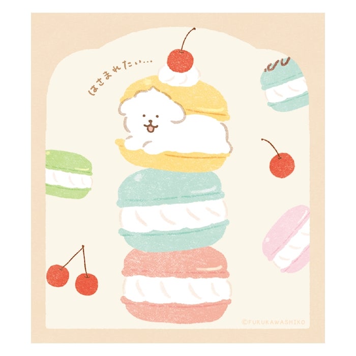 Furukawashiko Sweets Animal Workshop Memo Pads - Trapped Dog