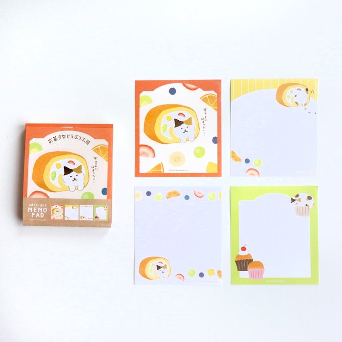 Furukawashiko Sweets Animal Workshop Memo Pads - Sukima Nyanko