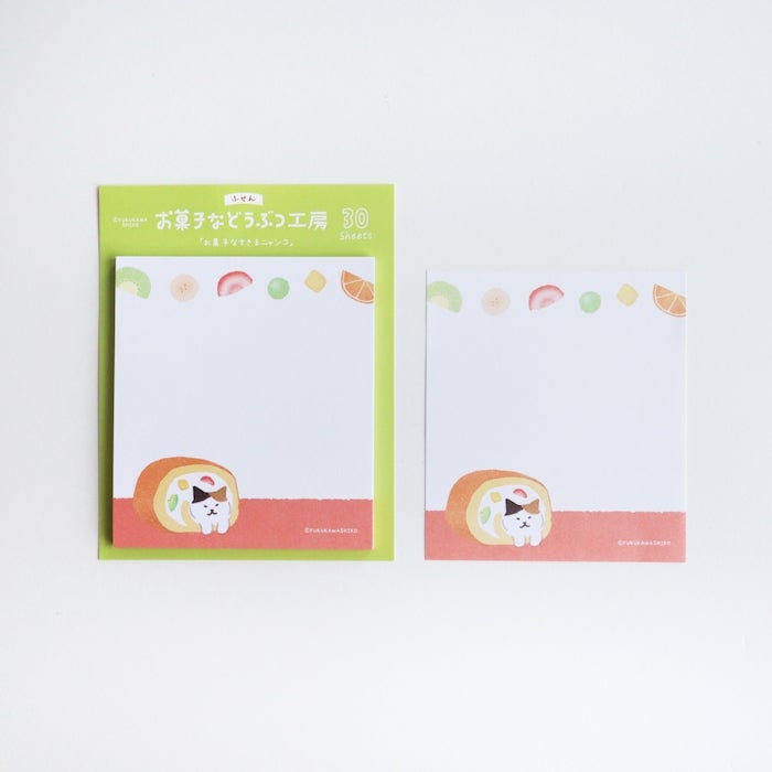 Furukawashiko Sweets Animal Workshop Sticky Notes - Sukima Nyanko