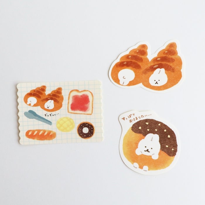 Furukawashiko Sweets Animal Workshop Sticker Set - Cozy Rabbit