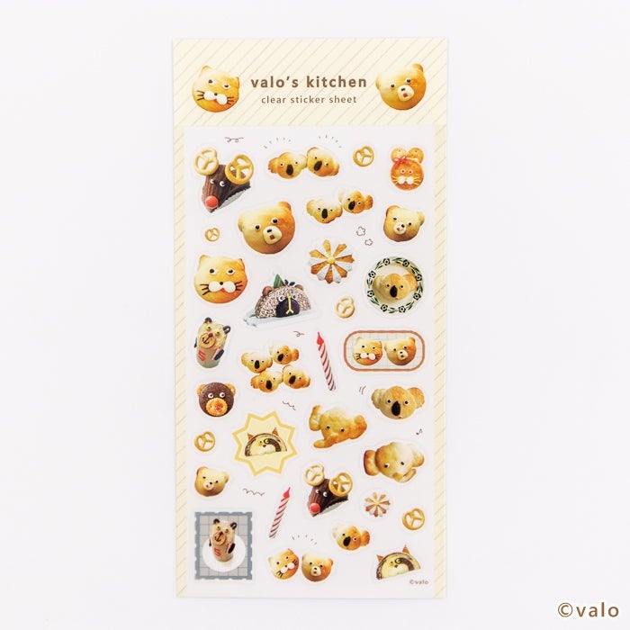 Furukawashiko Clear Sticker Sheet - Gokigen Bakery