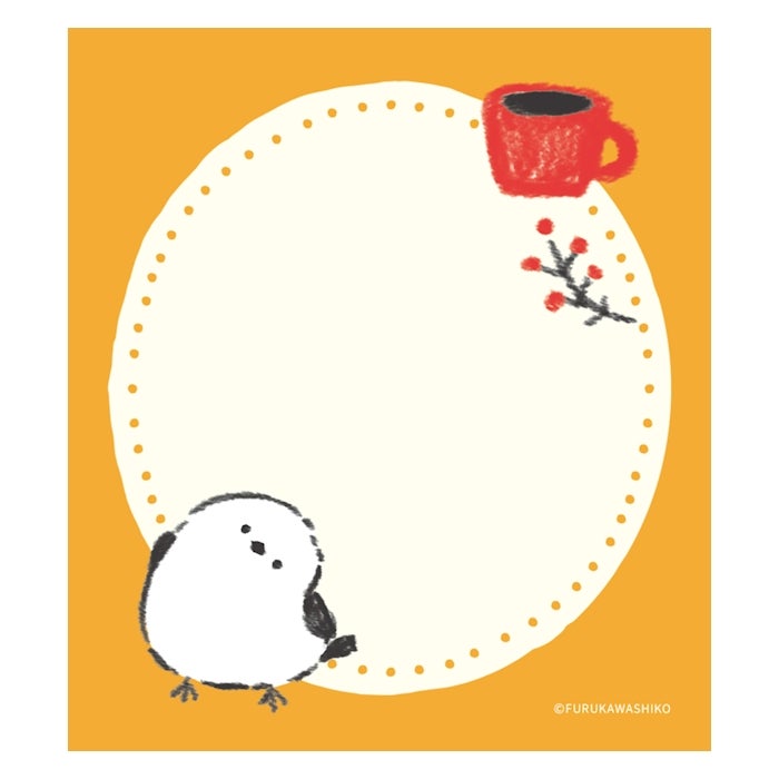 Furukawashiko Memo Pad - Yarn and Bird