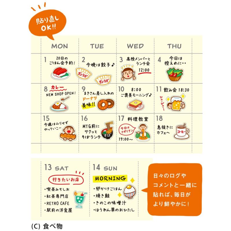 Hightide Planner Sticker - Food