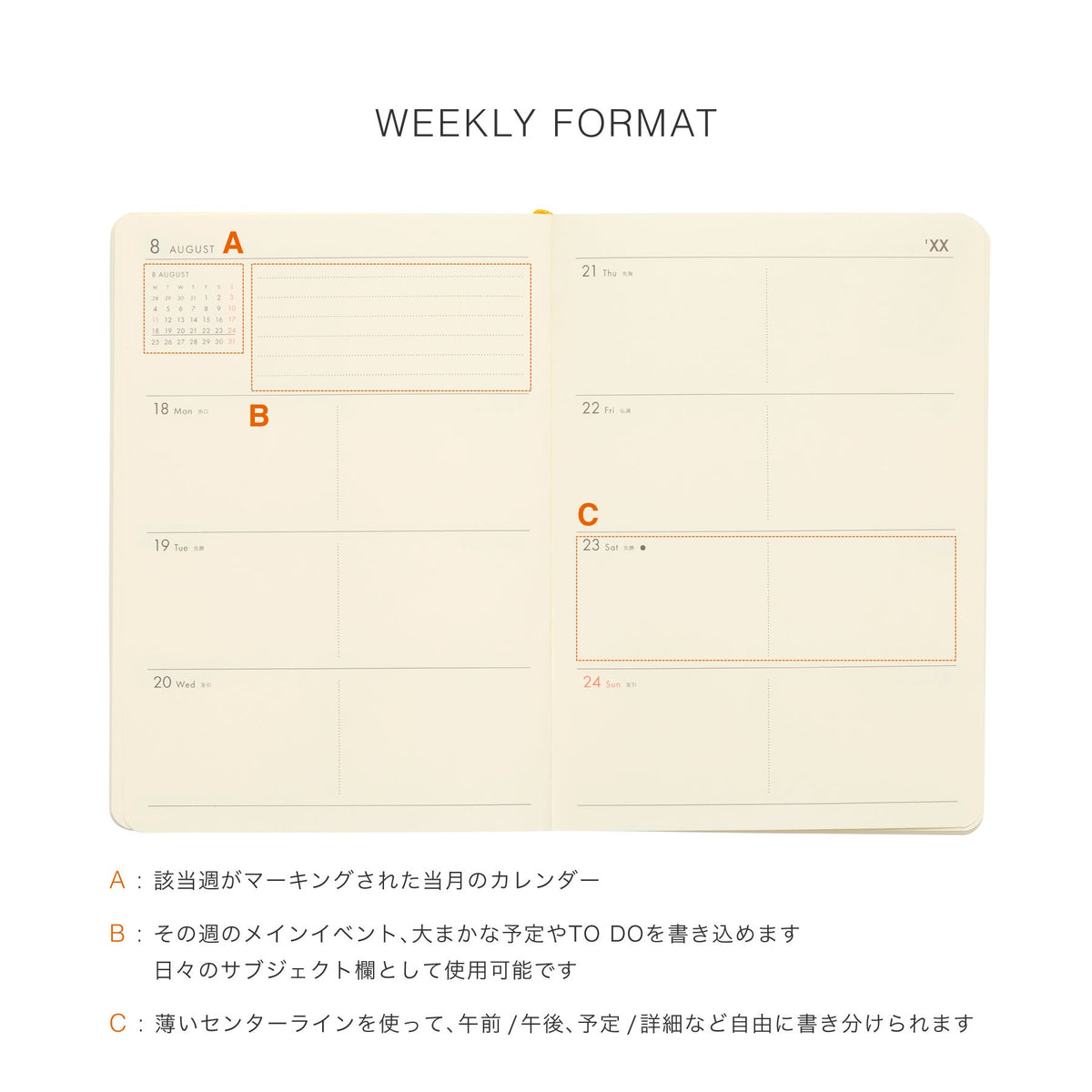Hightide 2027 Weekly Diary Sanmarino A6 Block