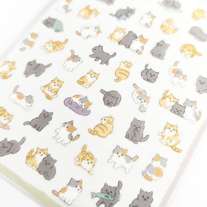 Mind Wave Puchi Fuwa Stickers - Cat