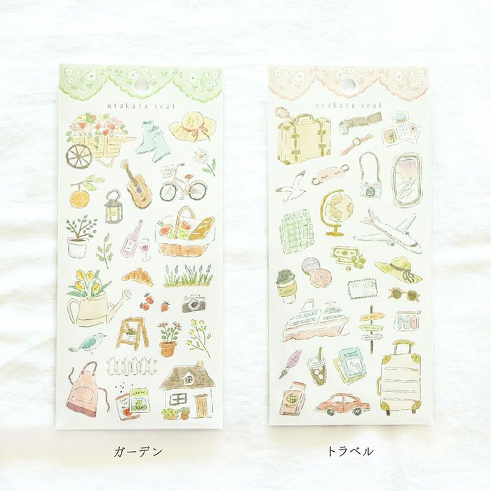 Mind Wave Utakata Stickers - Garden