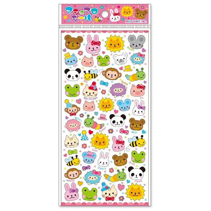 Mind Wave Marshmallow Stickers - Animal Land