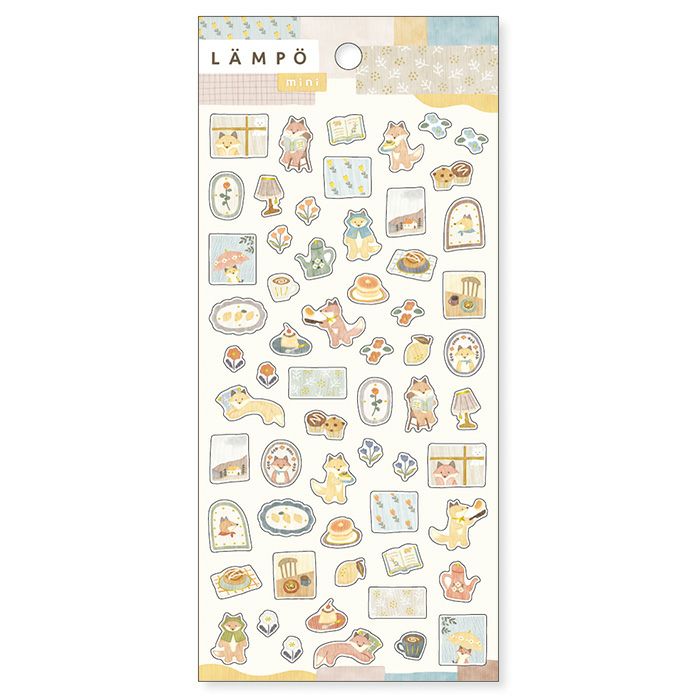 Mind Wave Lampo Mini Stickers - Fox and Rain