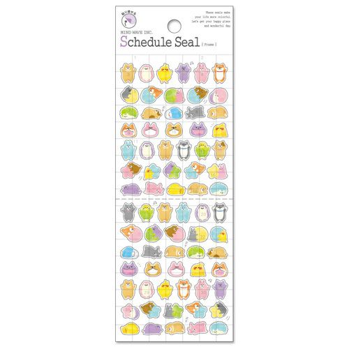 Mind Wave Sticker - Schedule Seal - Frame 52