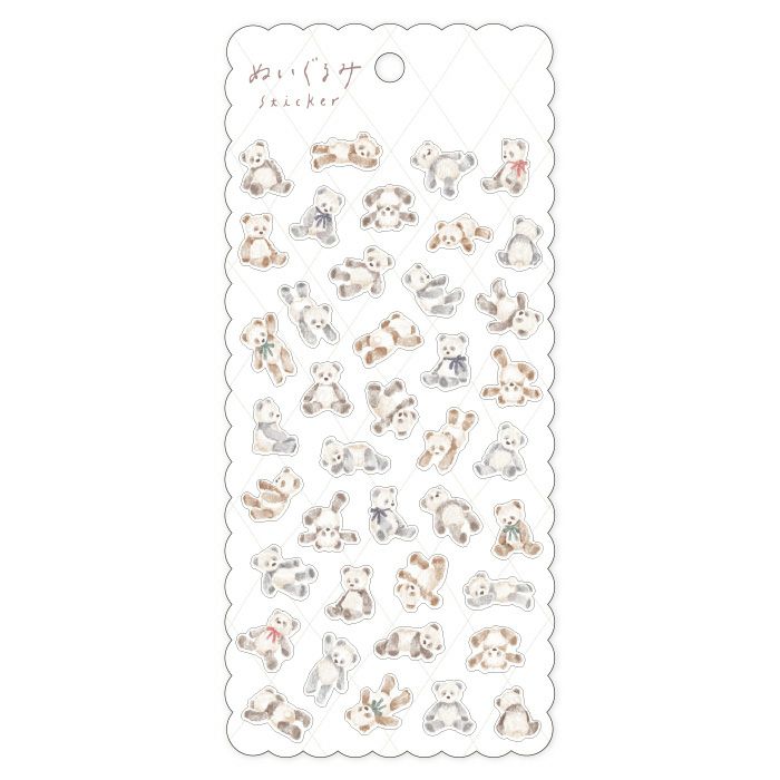 Mind Wave Plush Stickers - Panda