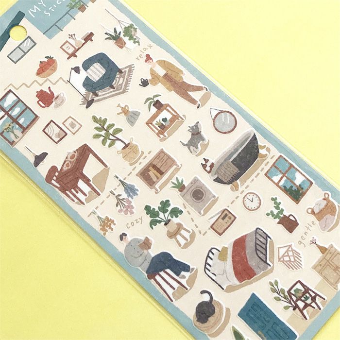 Mind Wave My Home Stickers - Watering Time