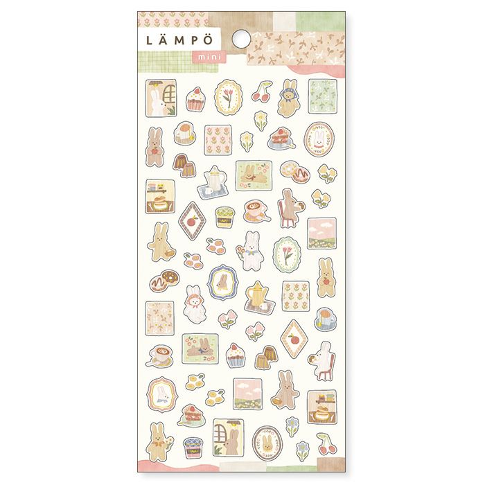 Mind Wave Lampo Mini Stickers - Rabbit and Dusk