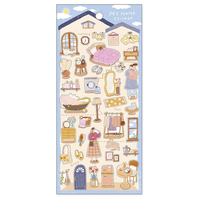 Mind Wave My Home Stickers - Dressing Time
