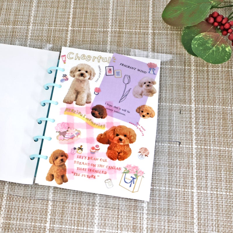 Mind Wave Photo Selection Stickers - Toy Poodle
