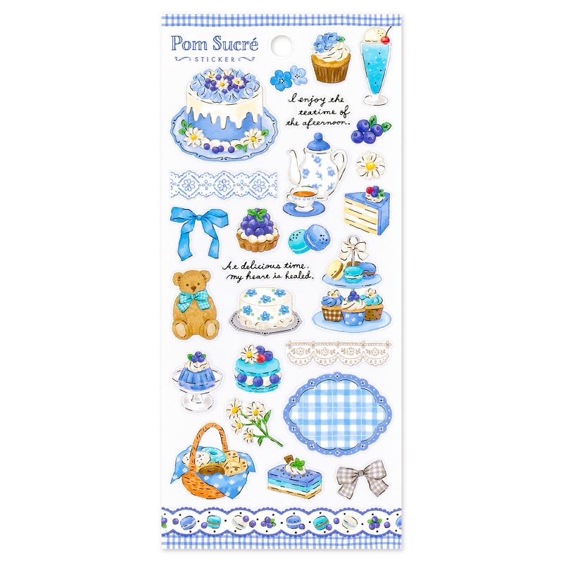 Mind Wave Pomme Sucre Stickers - Blue