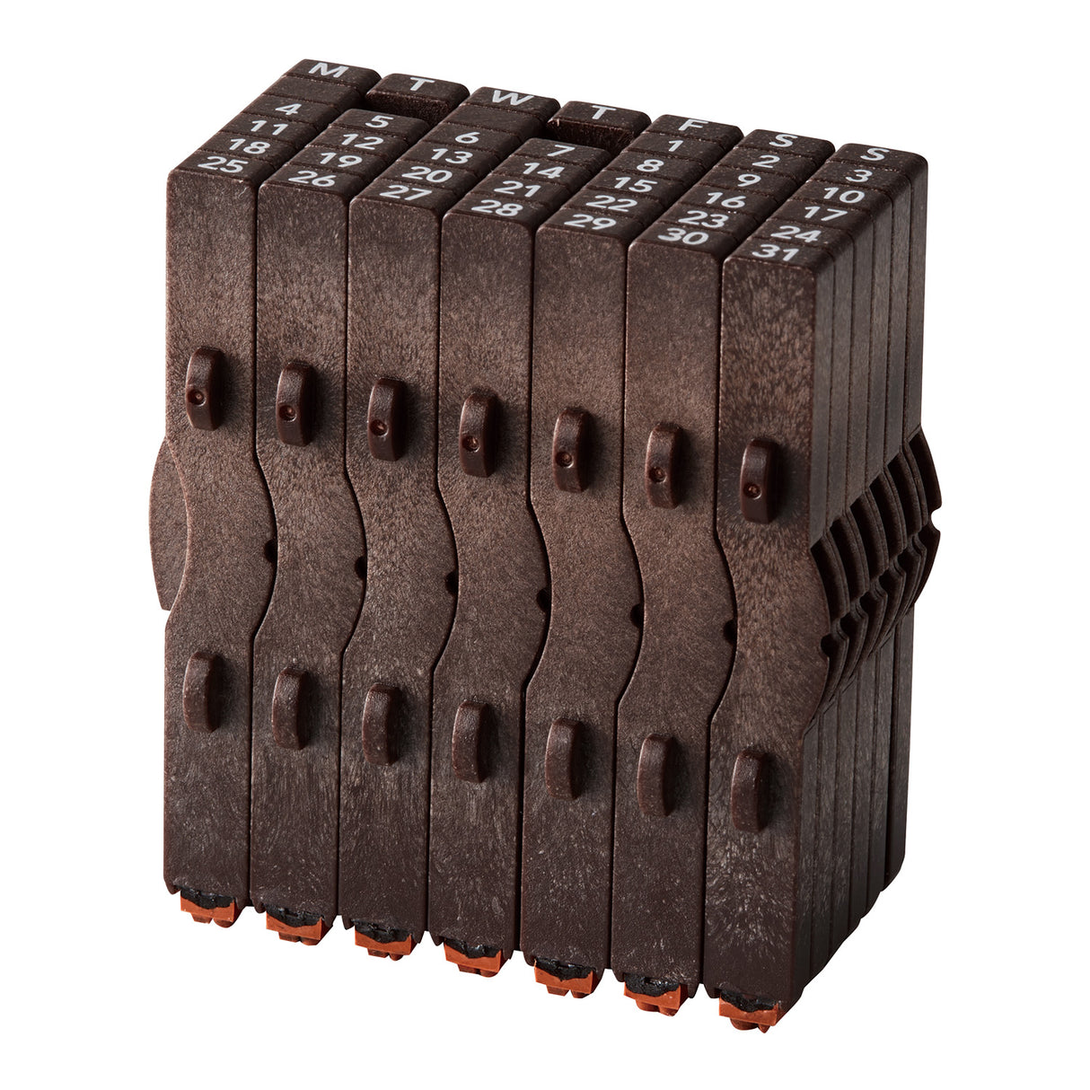 Shachihata Connected Number Stamp - English Calendar