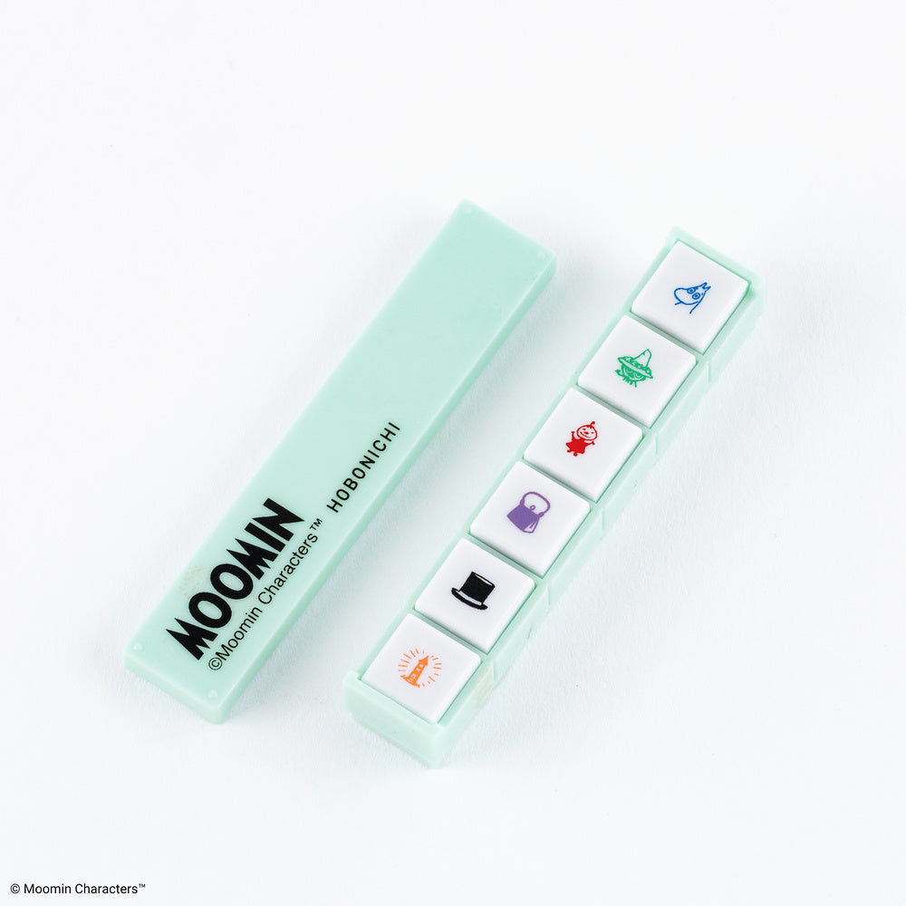 Hobonichi Kodomo no Kao x Hobonichi: Pochitto6 Push-Button Stamp (Moomin)