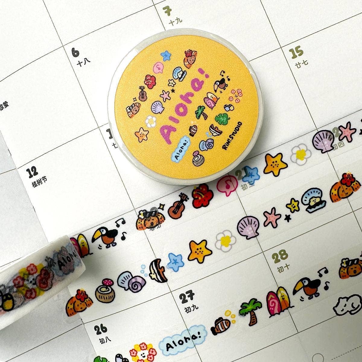 RiN! Studio Aloha Mini Washi Tape