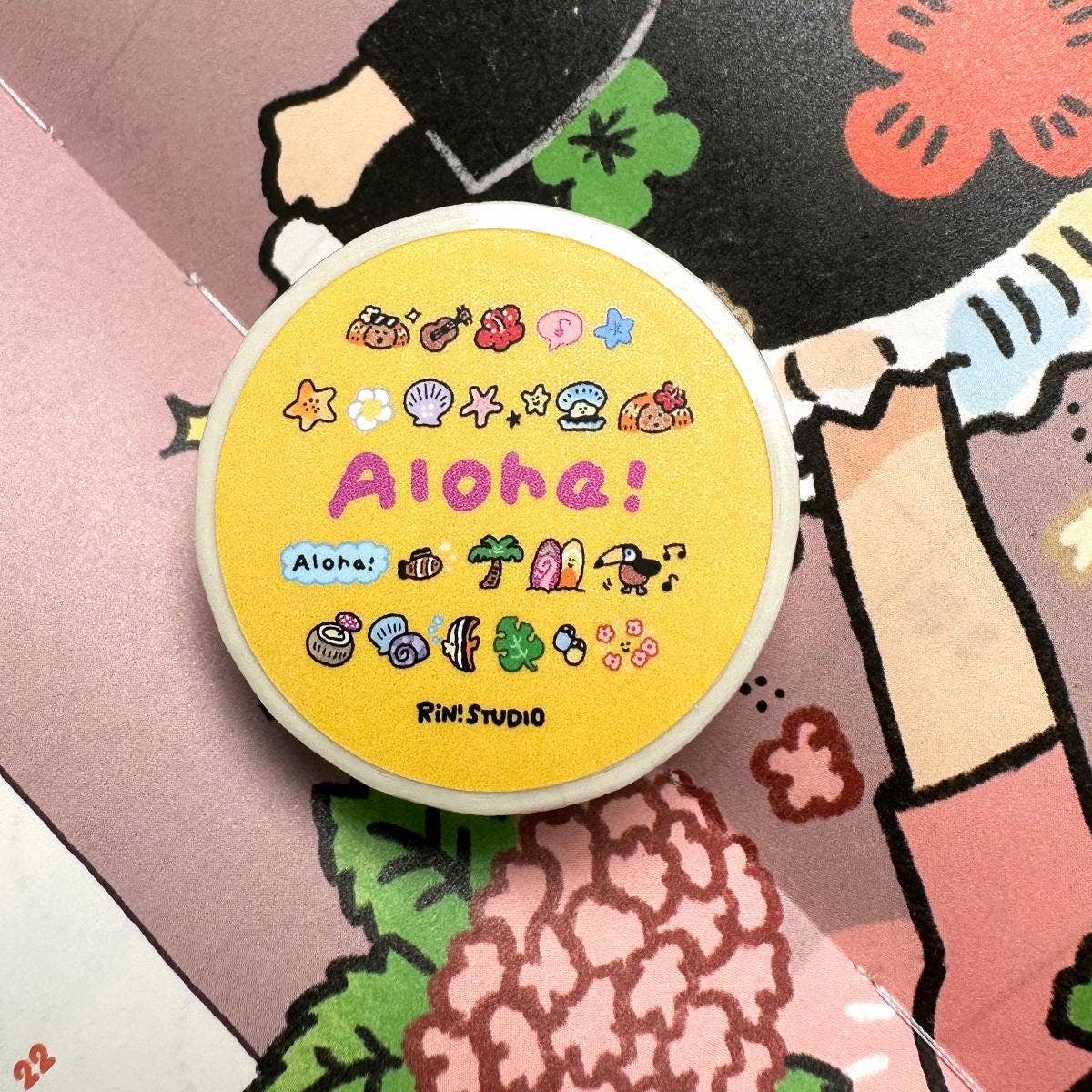 RiN! Studio Aloha Mini Washi Tape