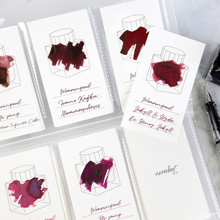 Wearingeul Ink Color Swatch Card - Vertical