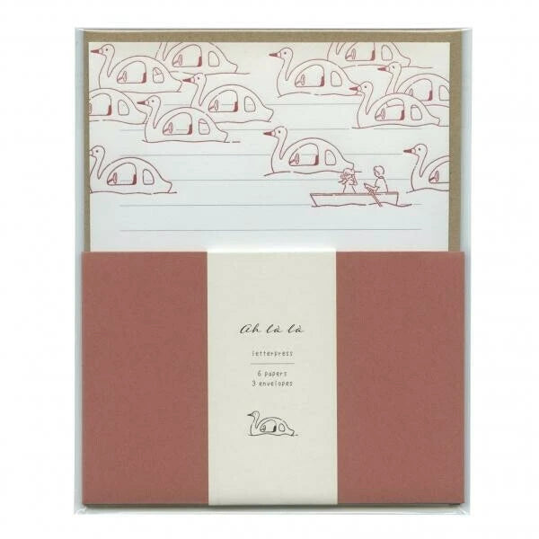 EL COMMUN Ah La La Letter Set - Swan Boat