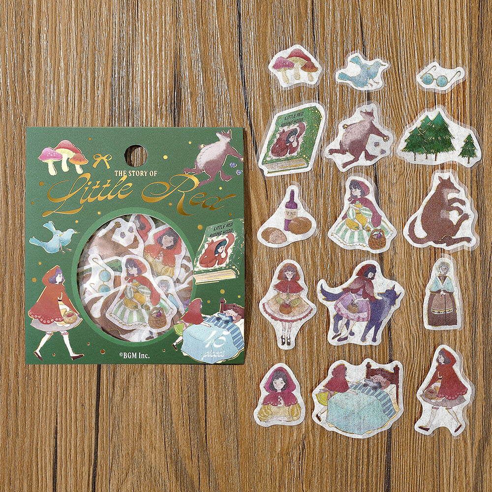 BGM Flake Stickers - Fairy Tale - Red Riding Hood