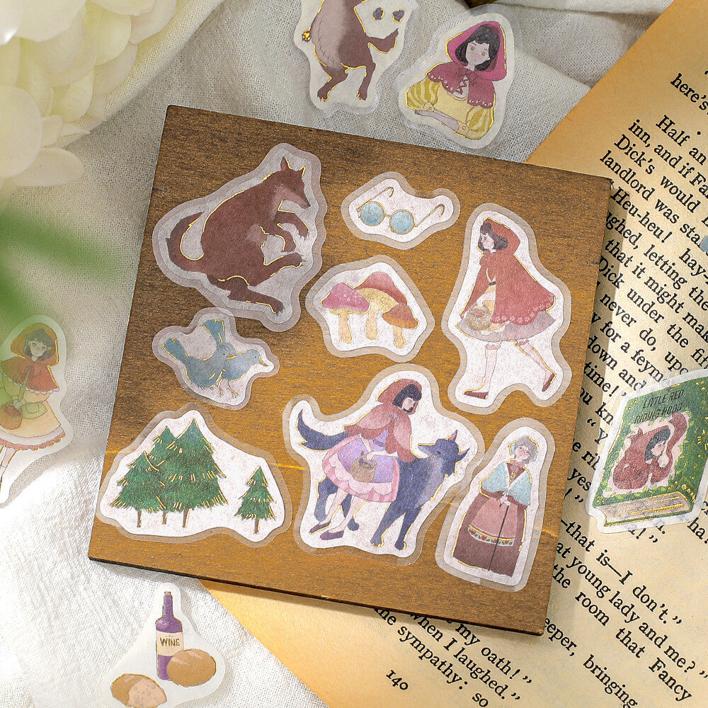 BGM Flake Stickers - Fairy Tale - Red Riding Hood