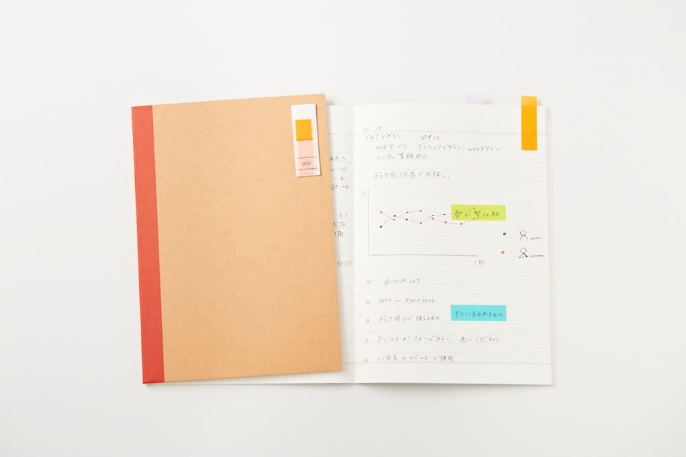 Kanmido Coco Fusen Color Sticky Notes - Medium