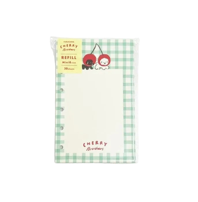 Furukawashiko Cherry Brothers Notebook Refill - Mini 6 Size
