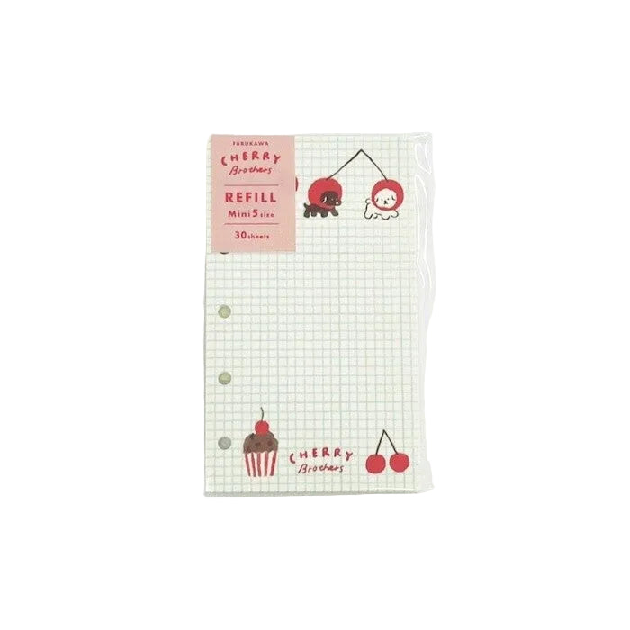Furukawashiko Cherry Brothers Notebook Refill - Mini 5 Size